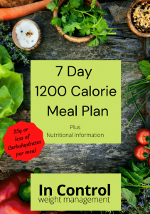 1200 calorie low carb meal plan